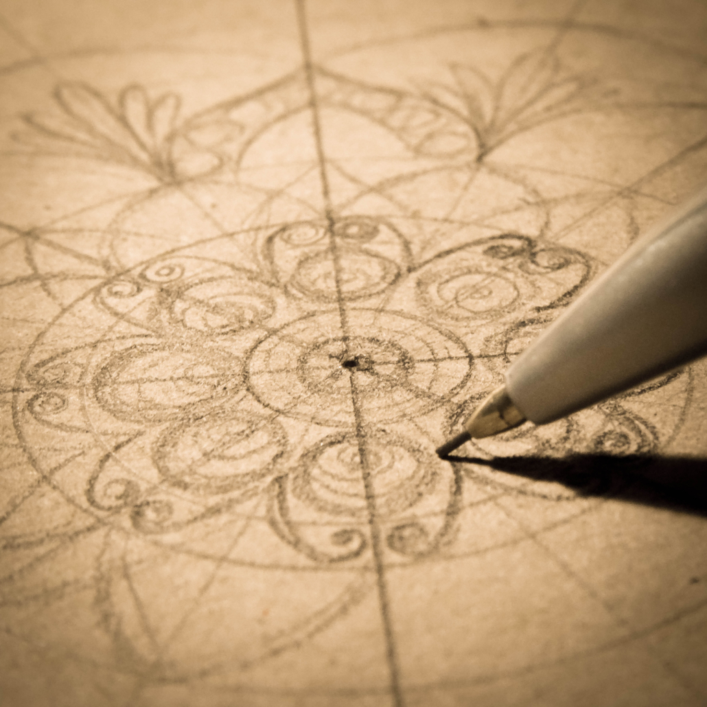 How to Draw a Mandala With a Compass 